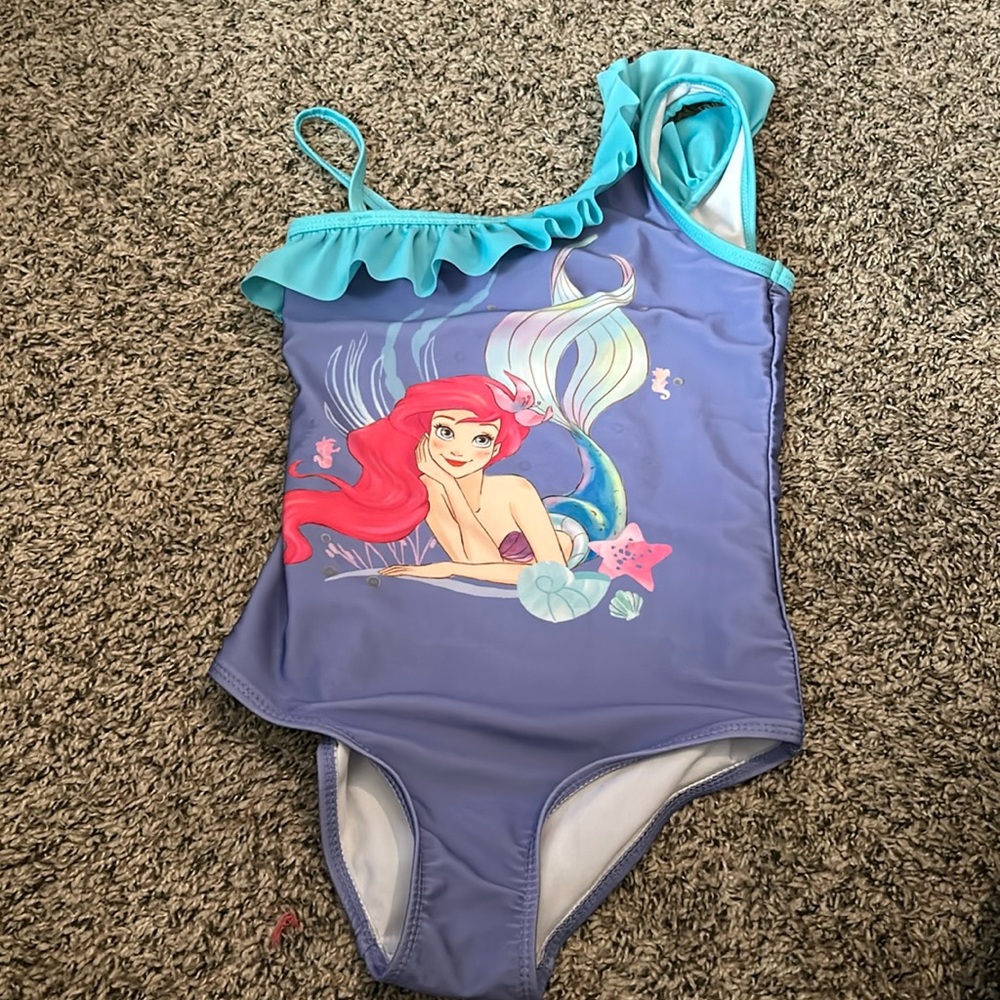 Disney original Ariel Little Mermaid swim suit7/8